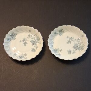 Haviland Limoges France Mistral Coaster Set w/Sterling Rim